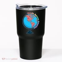 Reads Across America World Globe Book Lover Tumbler thumb 0