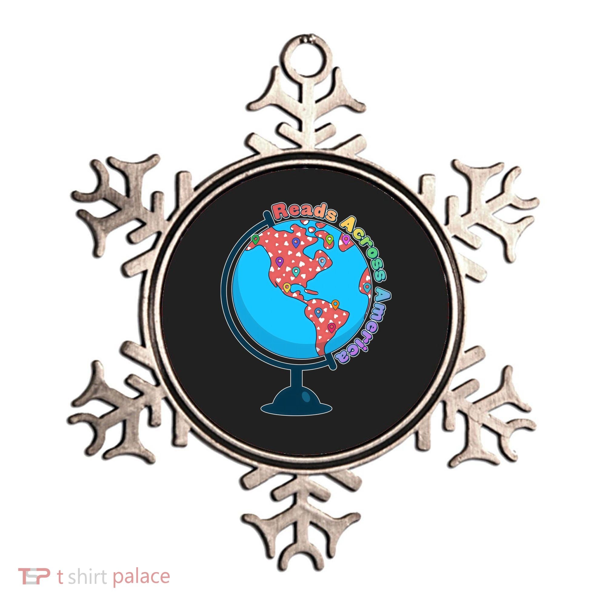 Reads Across America World Globe Book Lover Ornament