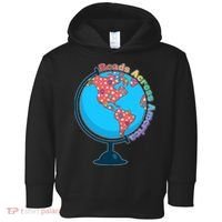 Reads Across America World Globe Book Lover Toddler Hoodie thumb 0