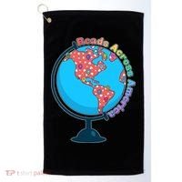 Reads Across America World Globe Book Lover Golf Towel thumb 0