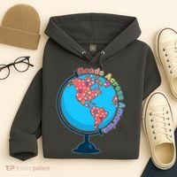 Reads Across America World Globe Book Lover Hoodie thumb 4