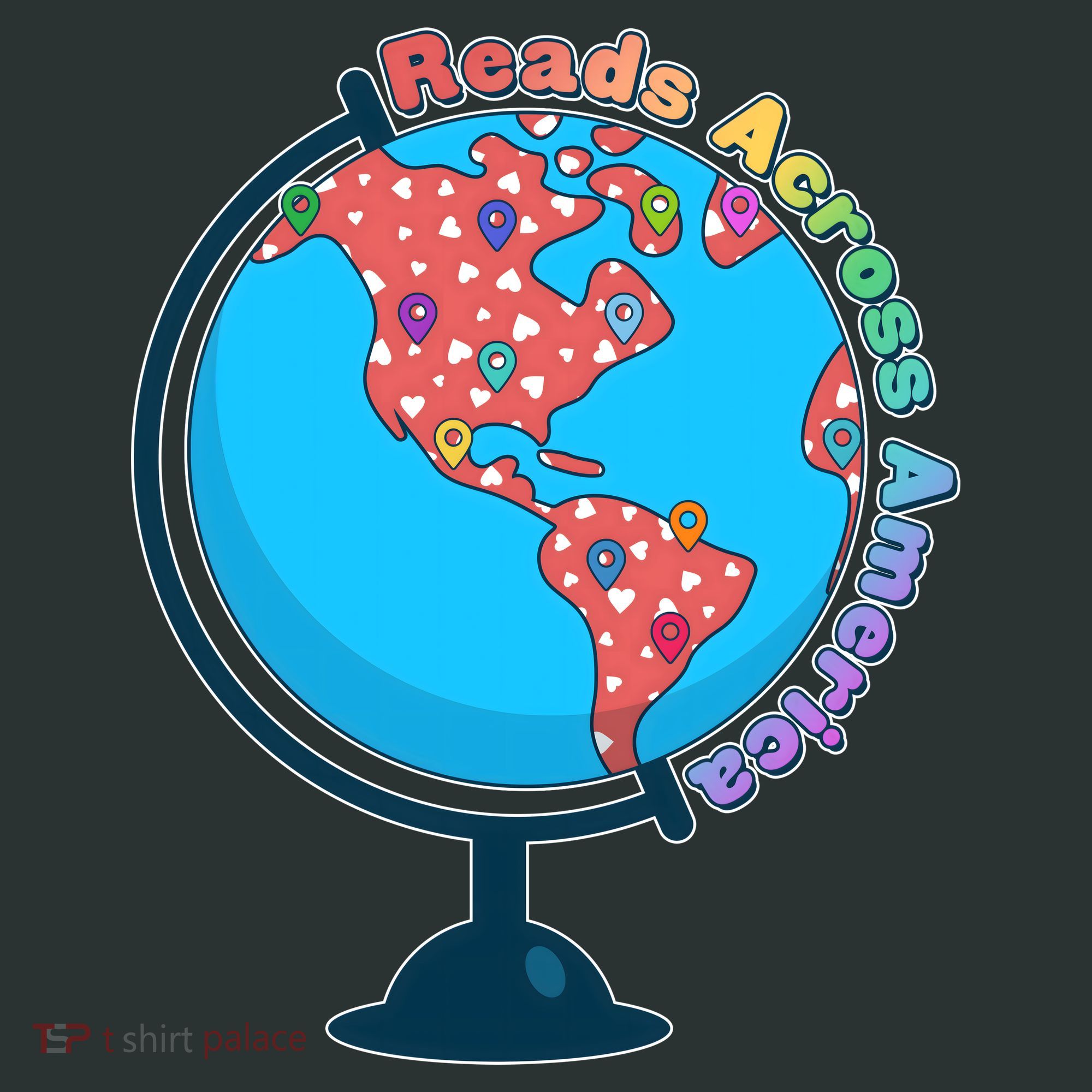 Reads Across America World Globe Book Lover Mousepad