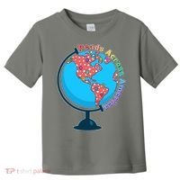 Reads Across America World Globe Book Lover Toddler T-Shirt thumb 0