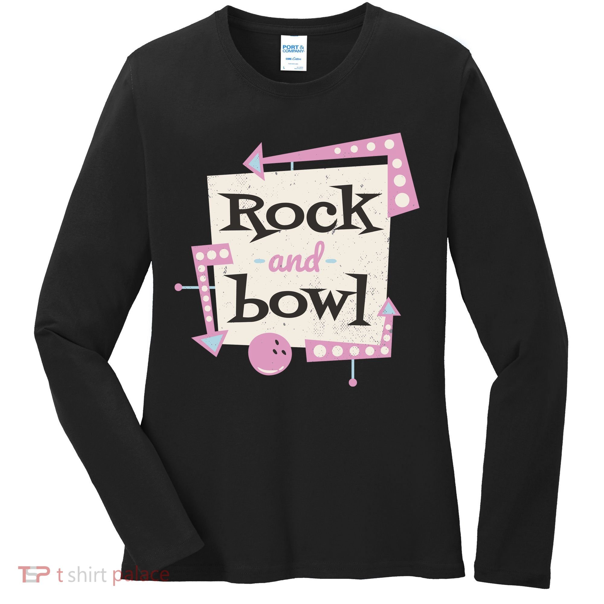 Rock And Bowl Women's Long Sleeve Shirt