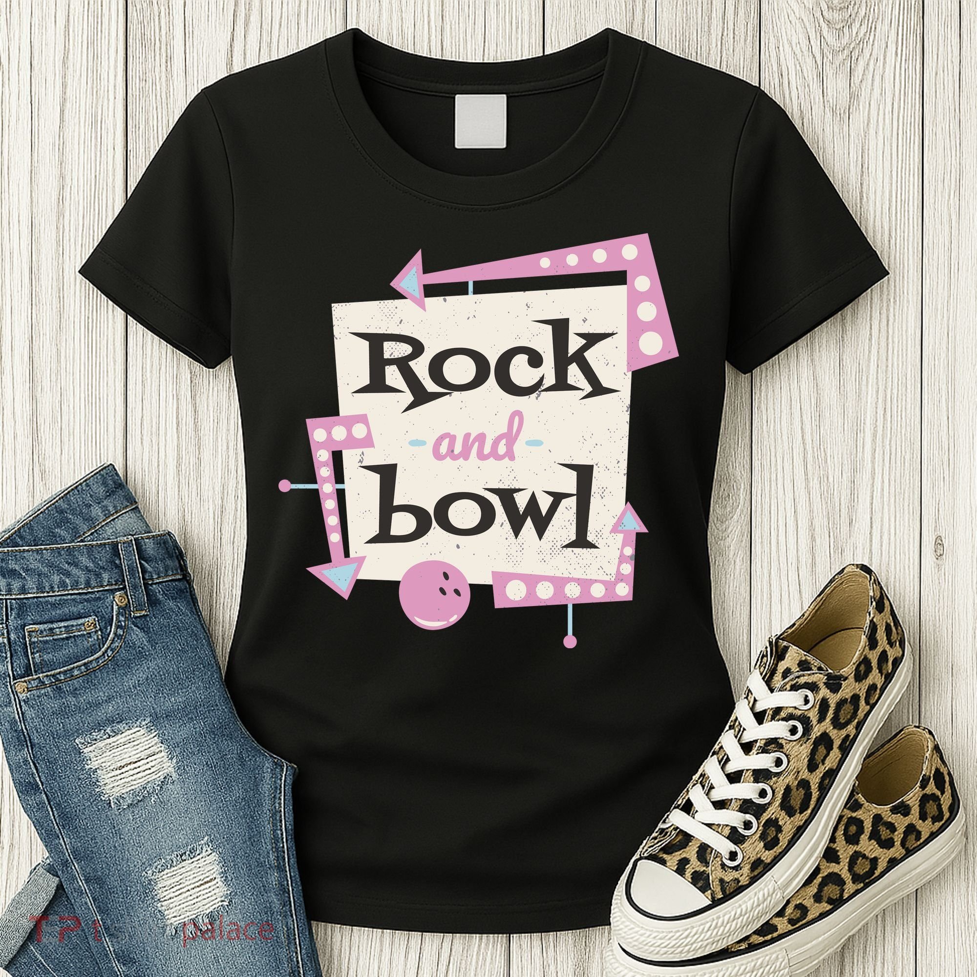 Rock And Bowl Women's T-Shirt