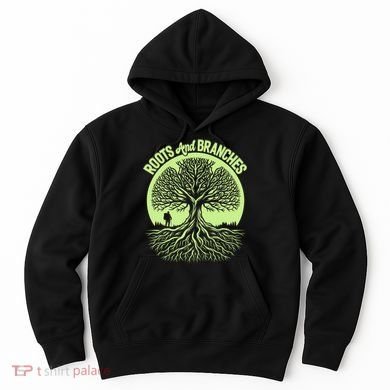 Roots And Branches Tree Hiking Nature Adventure Hoodie