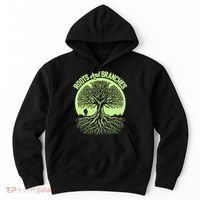 Roots And Branches Tree Hiking Nature Adventure Hoodie thumb 0