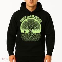 Roots And Branches Tree Hiking Nature Adventure Hoodie thumb 2