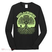 Roots And Branches Tree Hiking Nature Adventure Long Sleeve Shirt thumb 0