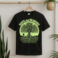 Roots And Branches Tree Hiking Nature Adventure T-Shirt thumb 2