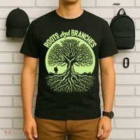 Roots And Branches Tree Hiking Nature Adventure T-Shirt thumb 6