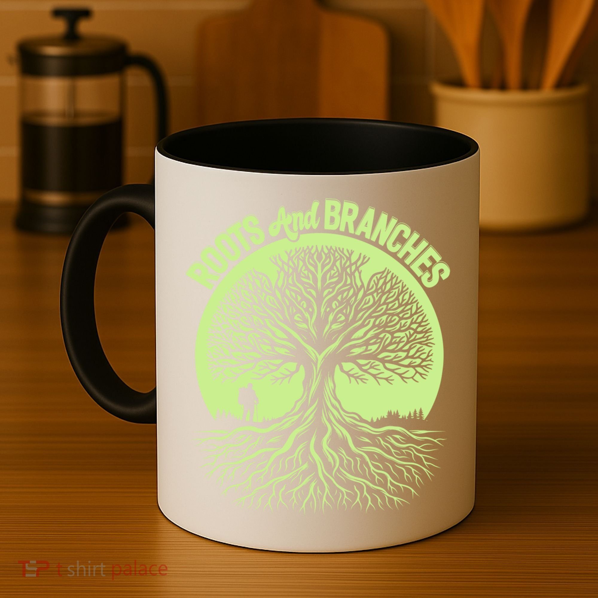 Roots And Branches Tree Hiking Nature Adventure Coffee Mug