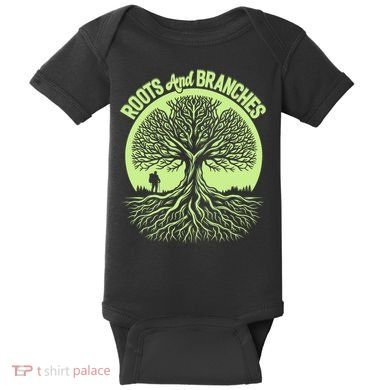 Roots And Branches Tree Hiking Nature Adventure Baby Bodysuit