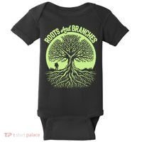 Roots And Branches Tree Hiking Nature Adventure Baby Bodysuit thumb 0