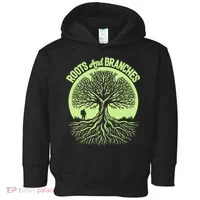 Roots And Branches Tree Hiking Nature Adventure Toddler Hoodie thumb 0