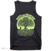 Roots And Branches Tree Hiking Nature Adventure Tank Top thumb 0