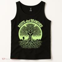 Roots And Branches Tree Hiking Nature Adventure Tank Top thumb 2