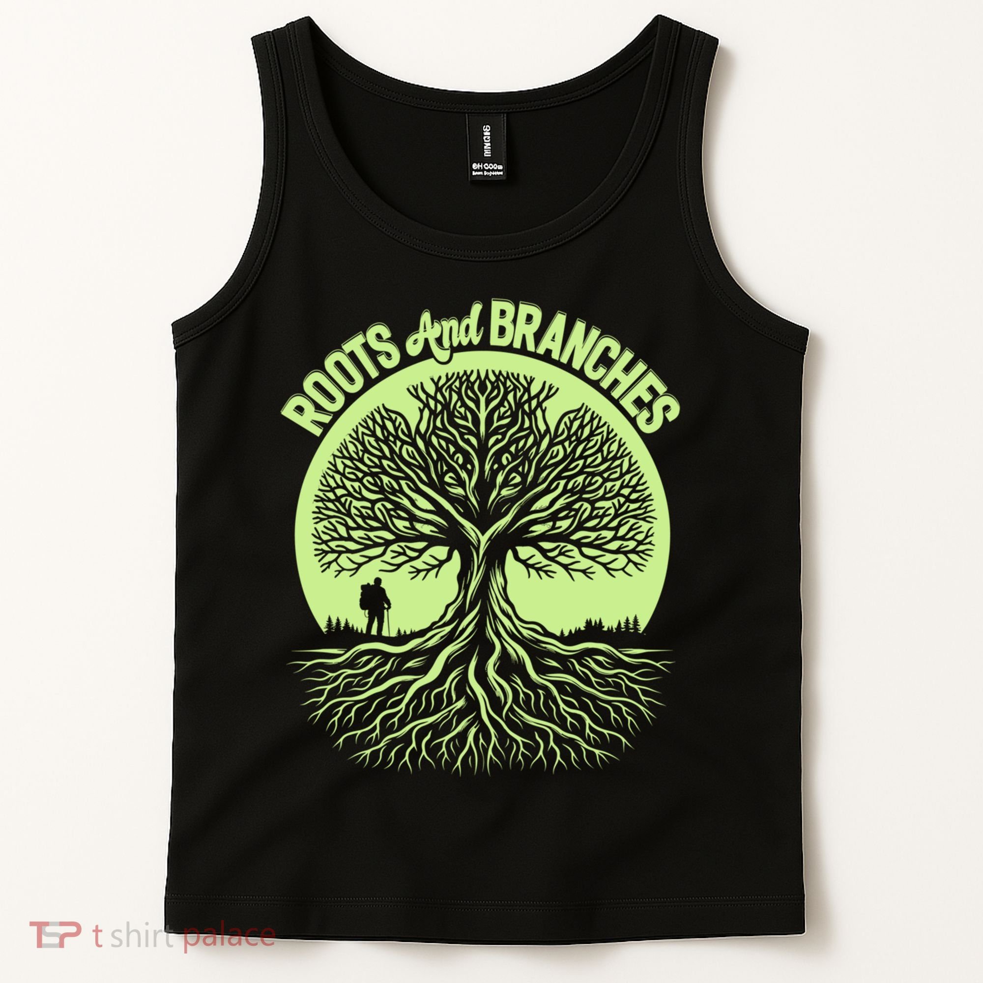 Roots And Branches Tree Hiking Nature Adventure Tank Top