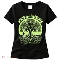 Roots And Branches Tree Hiking Nature Adventure Women's T-Shirt thumb 0