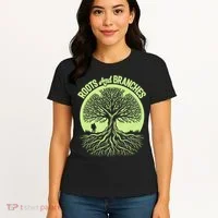 Roots And Branches Tree Hiking Nature Adventure Women's T-Shirt thumb 4