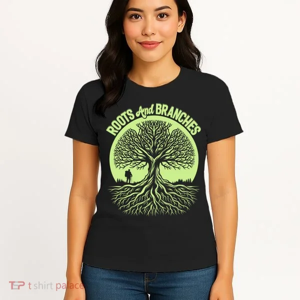 Roots And Branches Tree Hiking Nature Adventure Women's T-Shirt