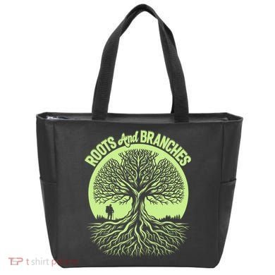 Roots And Branches Tree Hiking Nature Adventure Tote Bag