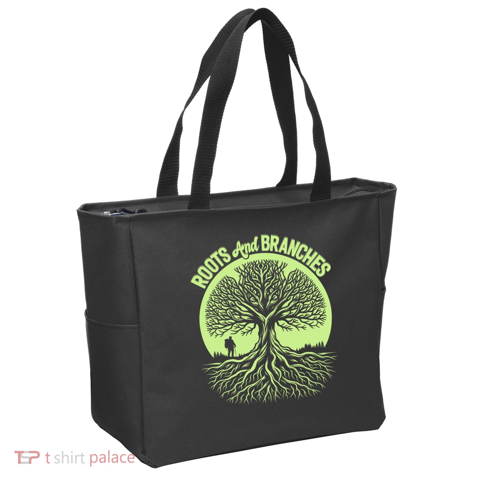 Roots And Branches Tree Hiking Nature Adventure Tote Bag