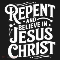Repent And Believe In Jesus Christ Spiritual Faith Gift Women's Hoodie thumb 2