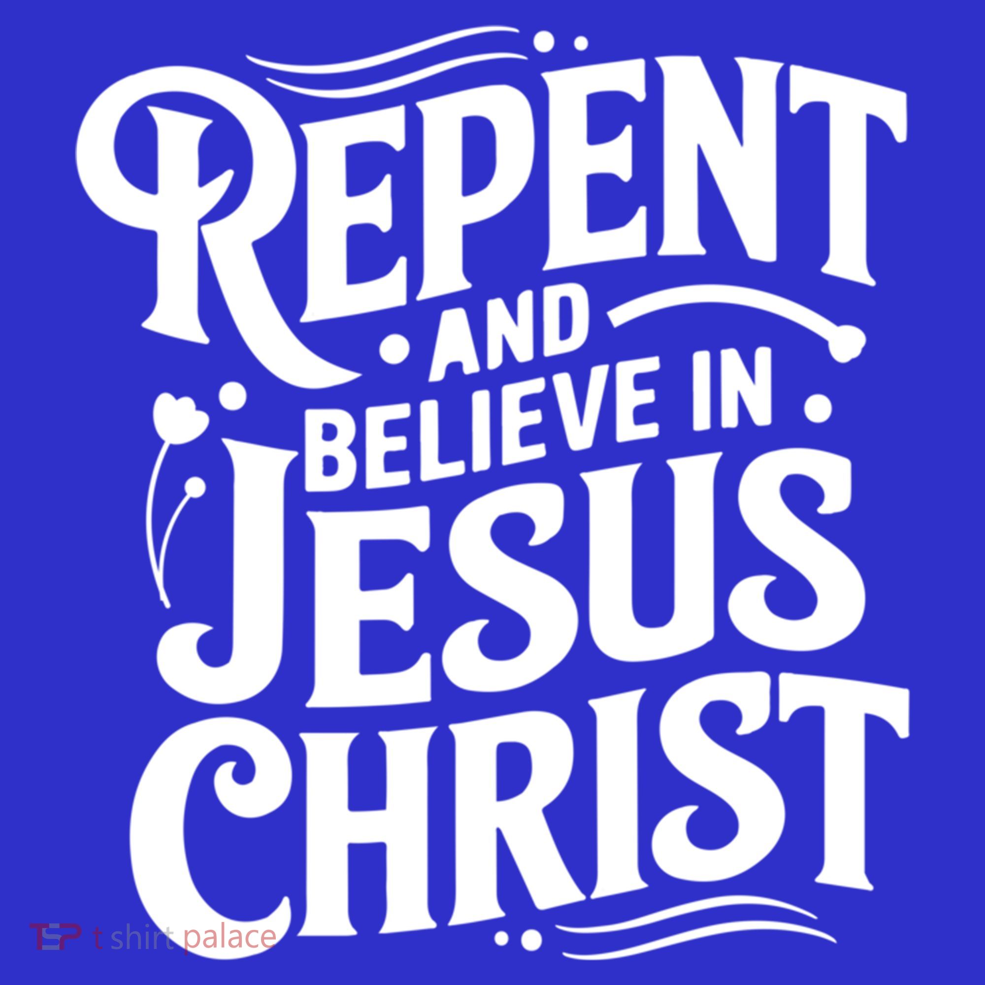 Repent And Believe In Jesus Christ Spiritual Faith Gift Apron