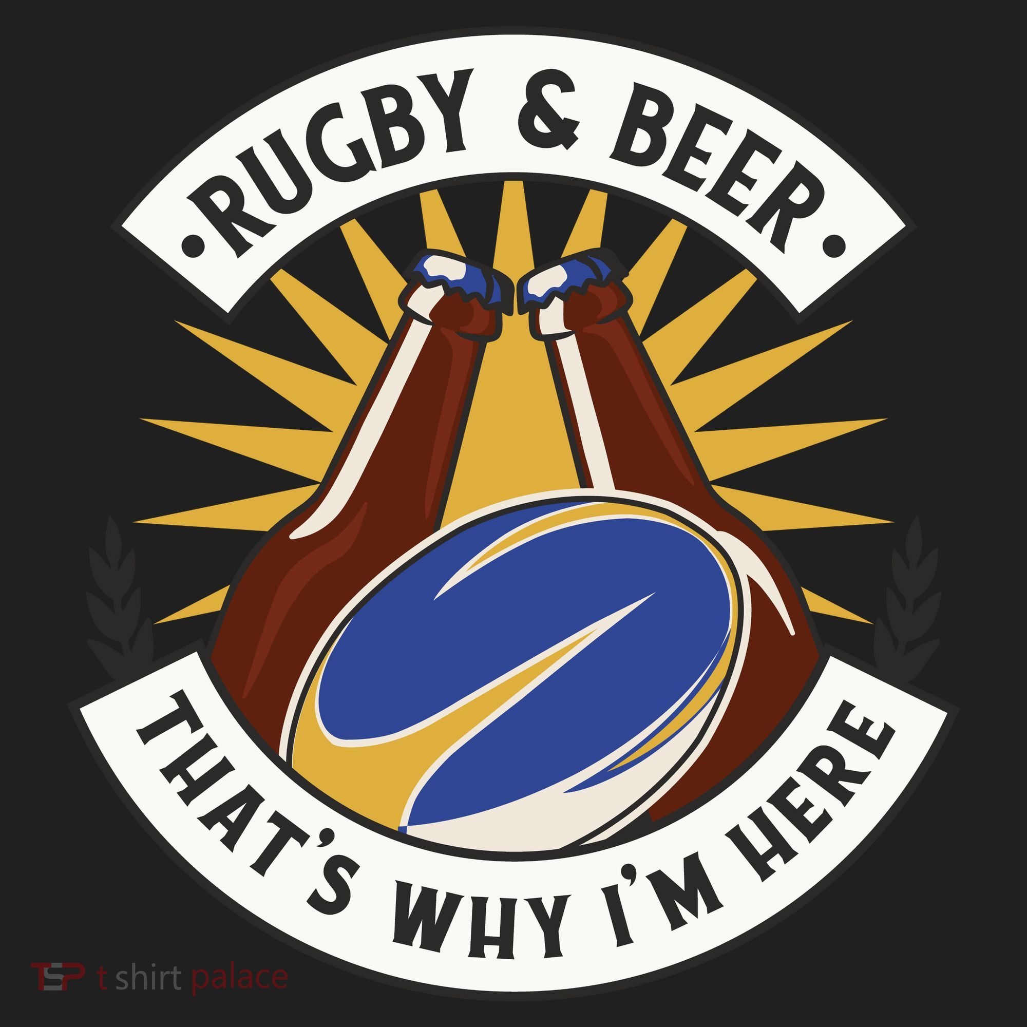 Rugby And Beer That's Why I'm Here Women's Sweatshirt
