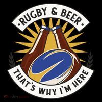 Rugby And Beer That's Why I'm Here Hoodie thumb 7