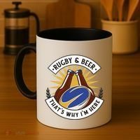Rugby And Beer That's Why I'm Here Coffee Mug thumb 4