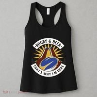 Rugby And Beer That's Why I'm Here Women's Tank Top thumb 3