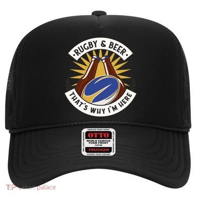 Rugby And Beer That's Why I'm Here Hat