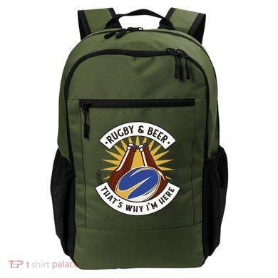 Rugby And Beer That's Why I'm Here Backpack