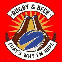 Rugby And Beer That's Why I'm Here Santa Hat thumb 1