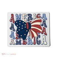 Retro America Bow USA 4th Of July Mousepad thumb 0