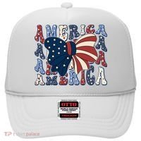 Retro America Bow USA 4th Of July Hat thumb 0