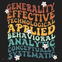 Retro Aba Bcba Pecs 7 Dimensions Of Behavior Aba Therapy Women's Sweatshirt thumb 2
