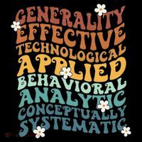 Retro Aba Bcba Pecs 7 Dimensions Of Behavior Aba Therapy Long Sleeve Shirt thumb 2