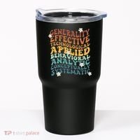 Retro Aba Bcba Pecs 7 Dimensions Of Behavior Aba Therapy Tumbler thumb 0