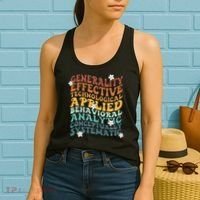 Retro Aba Bcba Pecs 7 Dimensions Of Behavior Aba Therapy Women's Tank Top thumb 2