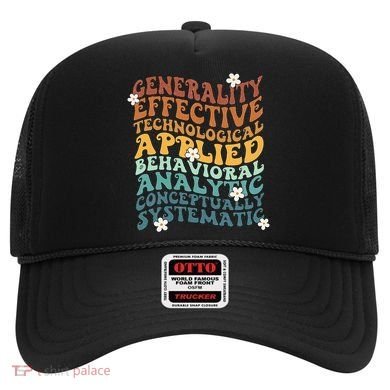 Retro Aba Bcba Pecs 7 Dimensions Of Behavior Aba Therapy Hat