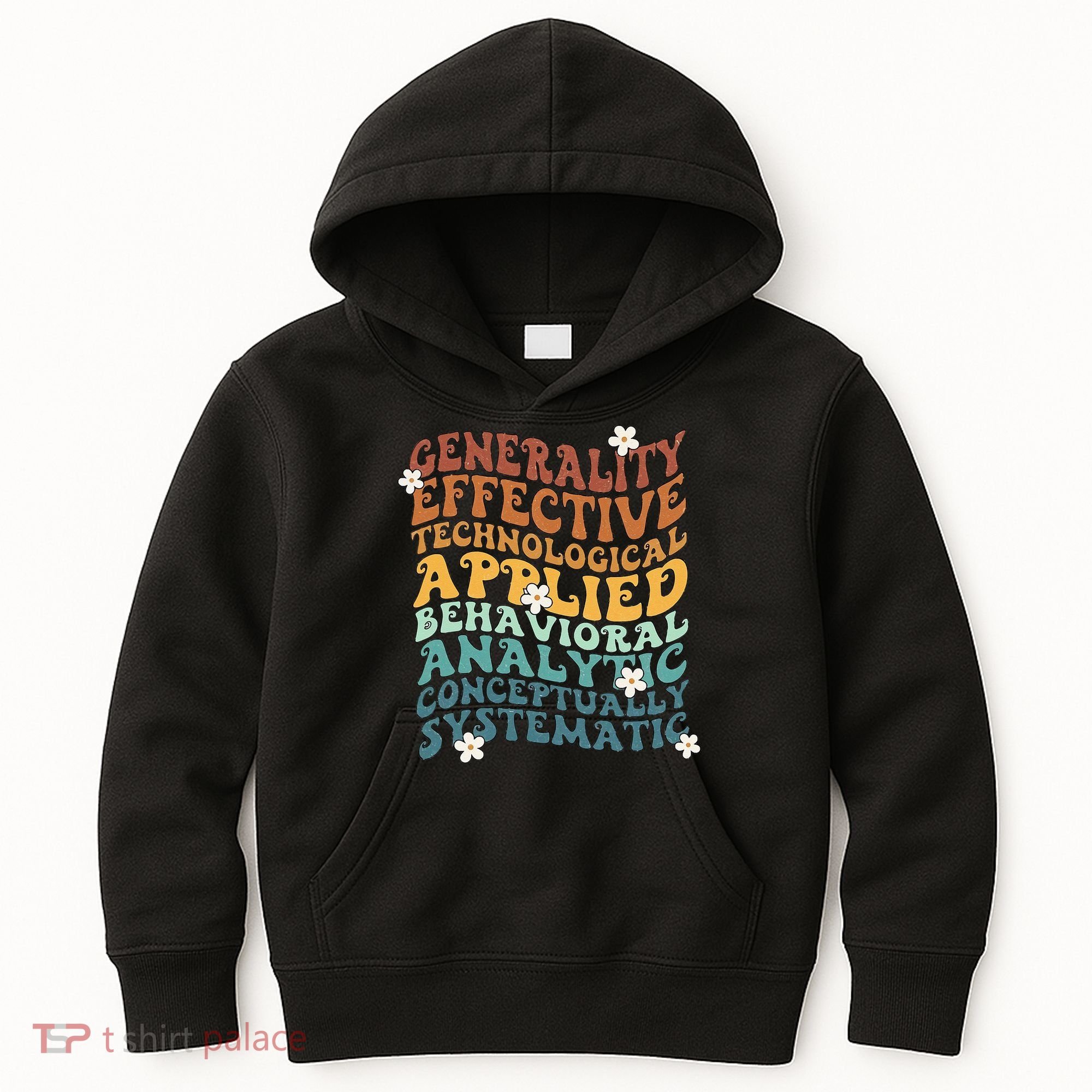 Retro Aba Bcba Pecs 7 Dimensions Of Behavior Aba Therapy Kids Hoodie