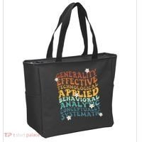 Retro Aba Bcba Pecs 7 Dimensions Of Behavior Aba Therapy Tote Bag thumb 2