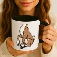 Reindeer Adult Brown Deer Costume Coffee Mug thumb 3
