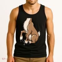 Reindeer Adult Brown Deer Costume Tank Top thumb 3