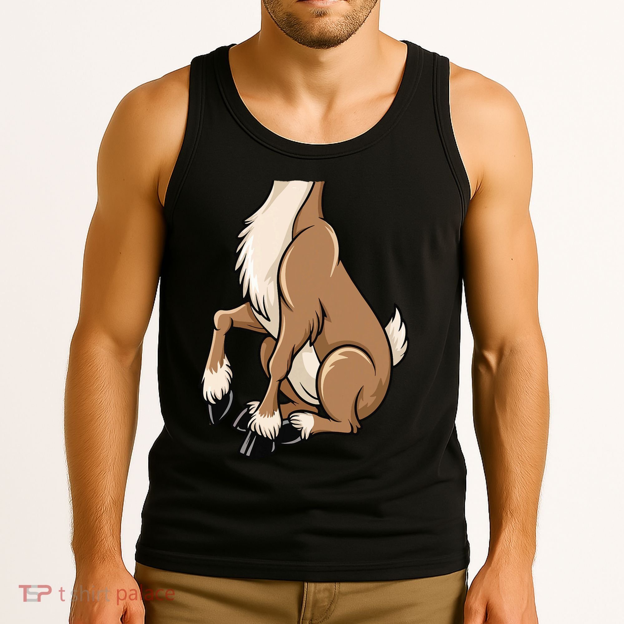 Reindeer Adult Brown Deer Costume Tank Top