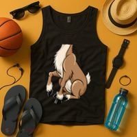 Reindeer Adult Brown Deer Costume Tank Top thumb 4