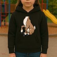 Reindeer Adult Brown Deer Costume Kids Hoodie thumb 3